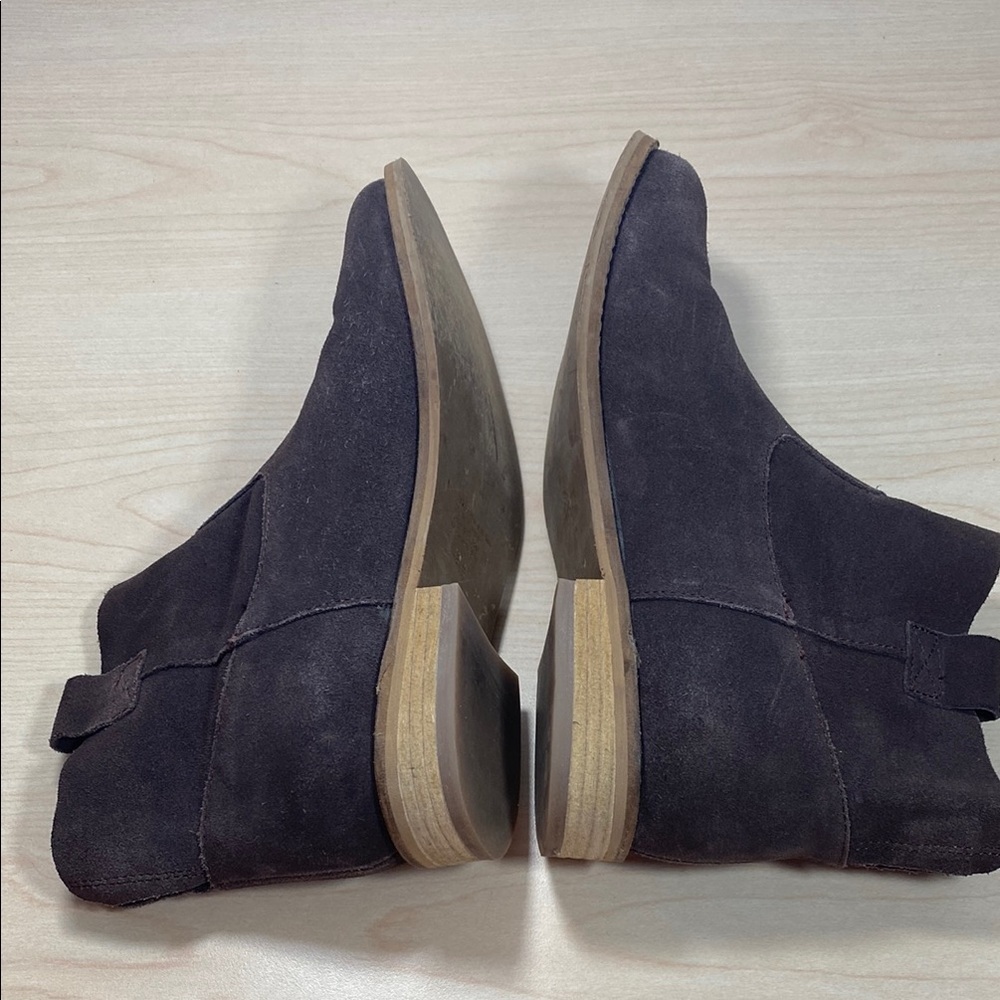 Diba Plane to See Brown Suede Slip on Ankle Boots - Picture 6 of 10